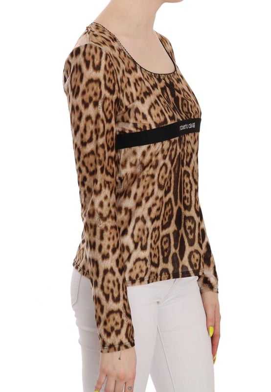 Blusa de cuello redondo de leopardo marrón para mujer de Roberto Cavalli Marca: Roberto Cavalli
Condición: Nuevo con etiquetas
Color: Marrón
Estilo: Top de leopardo de cuello redondo y manga larga
Material: 75% Poliamida 25% Elastano
Detalles del logo
Género: Mujeres
