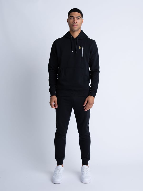This tracksuit from LUKE is sure to keep you looking cool and feeling comfortable. Both the hoodie and joggers are cut from a soft cotton mix fabrication and detailed with ribbed trims. They are both completed with the brands iconic lion head embroidery.