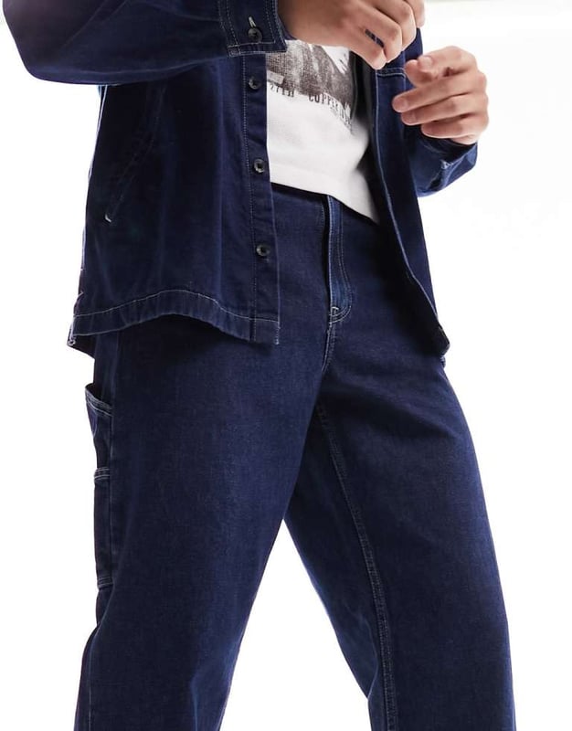Trousers & Chinos by Dr Denim Saving low-key for another day Regular rise Belt loops Concealed fly Five pockets Baggy fitSold By: Asos