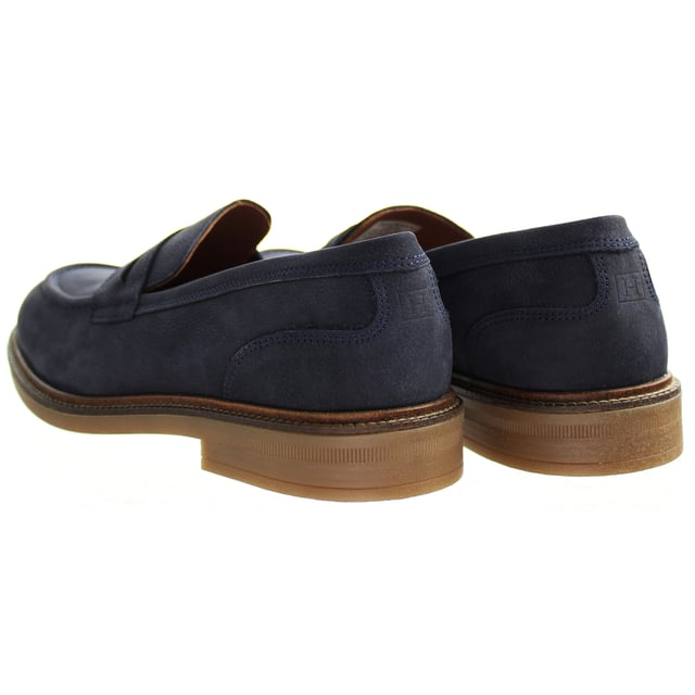 Zapatillas de hombre de cuero suave enmascarado de Hackett Chino HMS20904 595