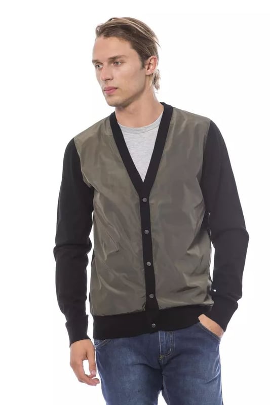 Multicolor Wool TESS Cardigan
  Made from Quality wool
  Classic cardigan style with a button-down front
  Ribbed hem and cuffs for a secure fit
  Suitable for layering over shirts or t-shirts
  Versatile and can be worn for both casual and formal occasions
  Adds a touch of uniqueness and visual interest
  Provides warmth and comfort
  A stylish addition to any mens wardrobe
Material: TESS 100% Wool TESS 100% Polyester