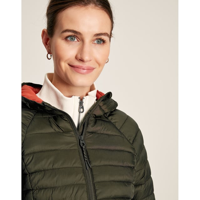 Joules Womens Bramley Padded Hooded Puffer Coat Jacket