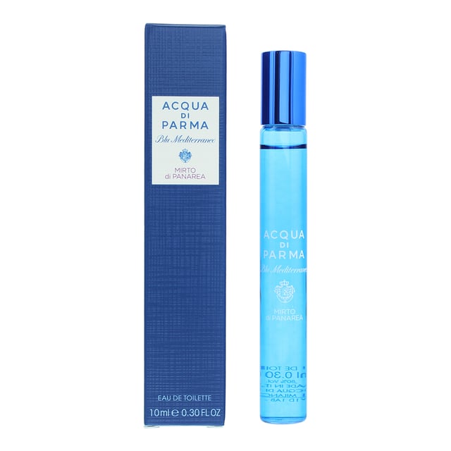 Acqua Di Parma Mirto Di Panarea is a unisex fragrance for both men and women. It contains notes of myrtle, orange, citruses, basil, jasmine, black currant leaves, cedar, amber, roses, green lilac and amber. All combined together to create a beautiful woody aromatic scent.