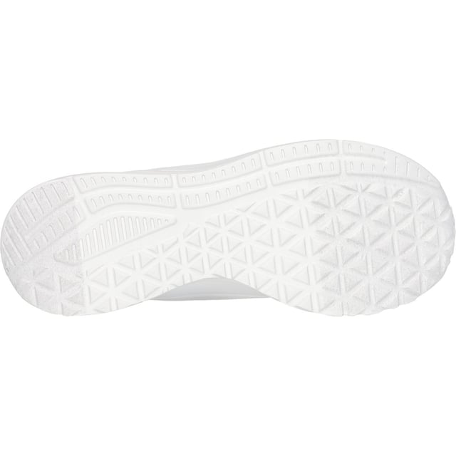Erhöhen Sie Ihr Sneaker-Spiel mit gepolstertem Komfort und tragen Sie den Skechers Street Uno Lite Work. Dieser Stretch-Schnür-Fashion-Sneaker verfügt über ein synthetisches Duraleather-Obermaterial mit einer Plattformkeil Dämpfungsmittel-Zwischensohle und einer gestanzten Skechers Memory Foam-Innensohle.