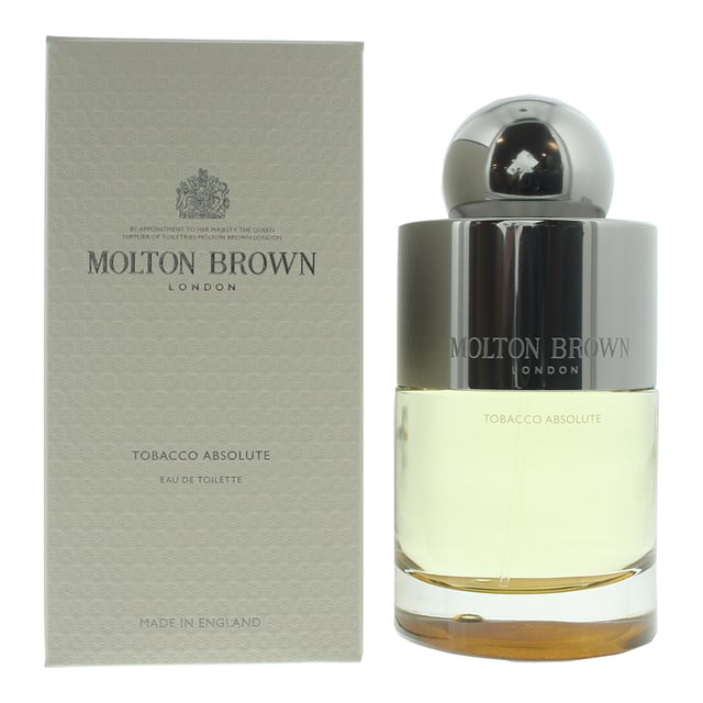 Tobacco Absolute, launched in 2015, is an Aromatic fragrance for men by Molton Brown. Perfect for Fall and Winter, this fragrance can be worn both day and night. Top notes of this fragrance are Elemi, Bergamot and Grapefruit. Middle notes of this fragrance are Cedar, Palisander, Nutmeg and Rosewood with base notes of Leather, Peru Balsam and Tobacco.
