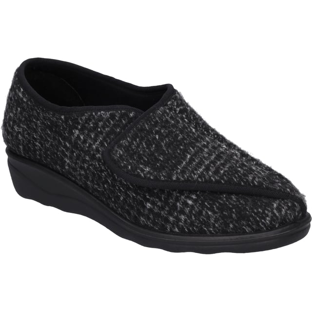 El cierre de velcro práctica permite una buena sujeción y rápida entrada en el zapato. El método de fabricación Strobel se utiliza normalmente para los zapatillas de correr porque hace que el zapato sea muy ligero. Gracias de zapato H estas zapatillas son muy cómodass para los pies fuertes. Con esta zapatillas, caminarás contra viento y marea, como con tu mejor amigo.