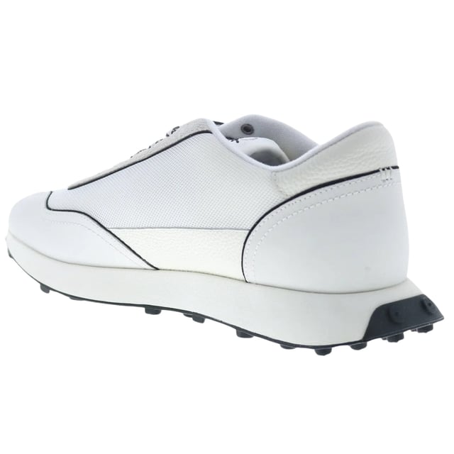 Diesel S-Racer White Sneakers Diesel White Trainers, Fabric Upper, Lace Fasten, Rubber Sole, White Sneaker