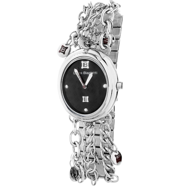 Laura Biagiotti LB0055L-NE - Herrenuhr Quarz aus Edelstahl• Material: Edelstahl• Glas: Mineral• Armband: Edelstahl• Farbe: Silber• Wasserbeständigkeit: 0 m (0 ATM)• Gehäusegröße: 32 mm