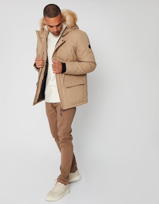 Mens parka online coats no fur