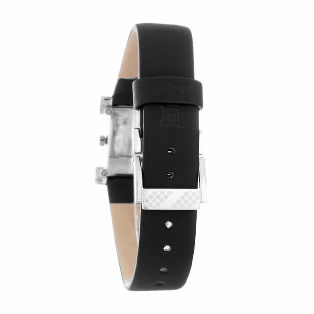 Laura Biagiotti LB0014L-01 - Herrenuhr Quarz aus Edelstahl• Material: Edelstahl• Glas: Mineral• Armband: Leder• Farbe: Silber• Wasserbeständigkeit: 0 m (0 ATM)• Gehäusegröße: 22 mm