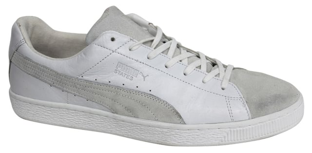 Puma States AA Mens Trainers White Suede Leather Unisex Low Shoes