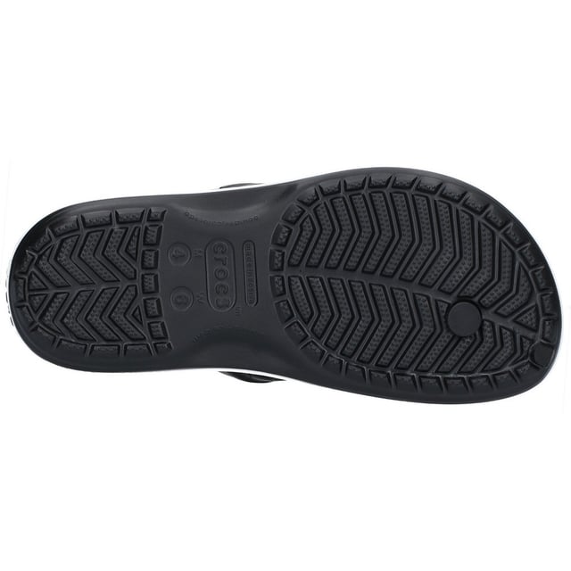 Sporty and lightweight, the Crocs Crocband Flip is a colourful flip that pairs perfectly with shorts, slacks or swimwear. Constructed of easy to clean Croslite material construction, it's ready for beach, garden... or anywhere!
- Its not always bad when the Band changes
- Introducing the newest member to our Crocband collection, the Crocs Crocband Flip
- With all the style of the original version retro sneaker stripe, but all the comfortable cool of a flips this sandal will quickly become a summer staple
- If you are looking for style and comfort, the Crocband Flip is the perfect new member of your group
- Croslite material midsole provides lightweight comfort
- TPU upper strap
- Circulation nubs on footbed stimulate blood flow
- Sporty midsole band inspired by the classic vulcanized style