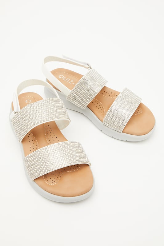 Quiz wide store fit sandals
