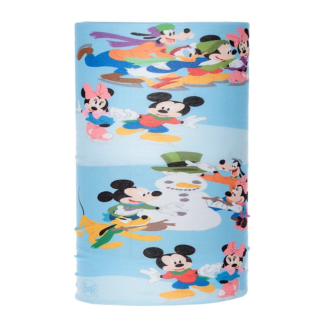 The BUFF multifunctional tubular reinvented: recycled materials, sun protection, ultra-elastic, seamless.
 Ultra-Stretch Technology: 4-way stretch fit.
 Eco spirit, BUFF design and advanced technology for sports or everyday life.
 Fun printed design with your Disney characters.
 Measures: 46x22cm
 Composition: 95% Polyester, 5% Elastane
 Care:
Handwash
