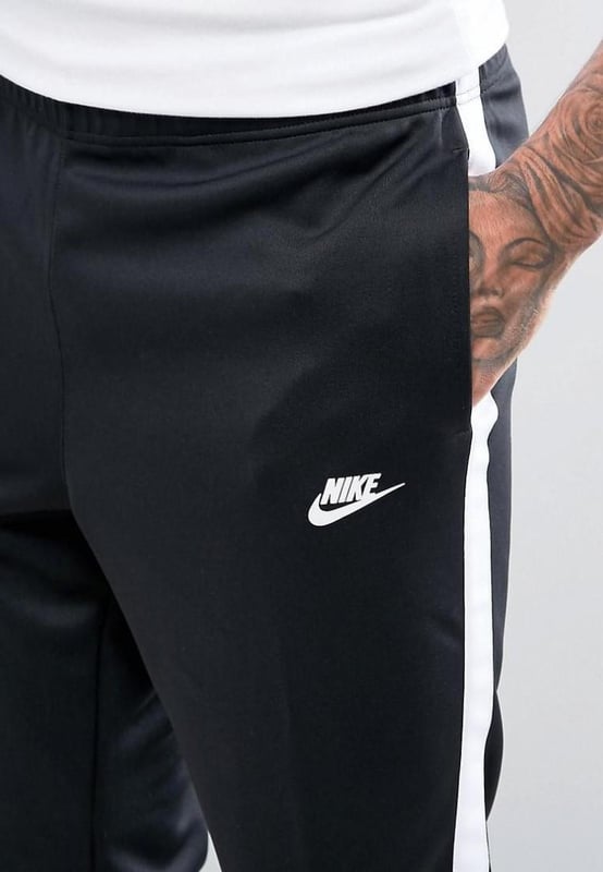 Nike Mens Tribute Hooded Tracksuit in Black