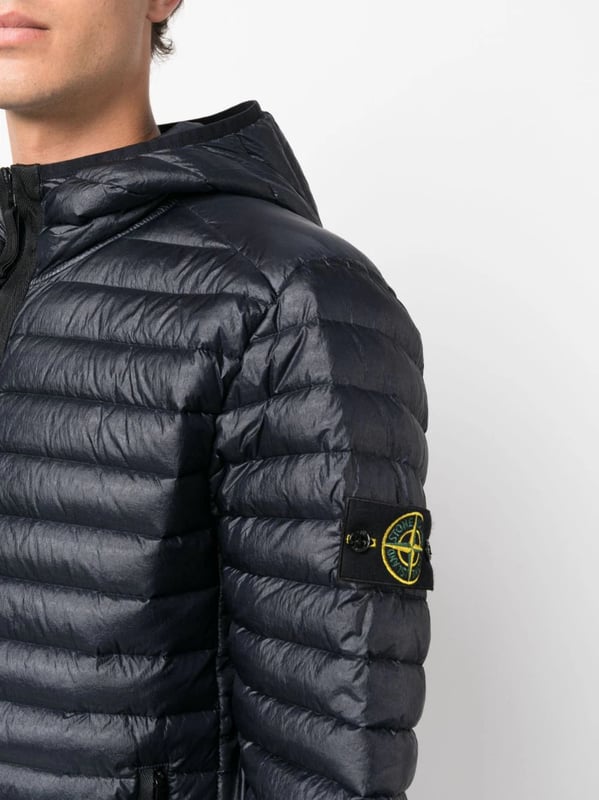 Logo Jacken Marke Kompass Stone Island Popover-Jacke 'Raw Beauty