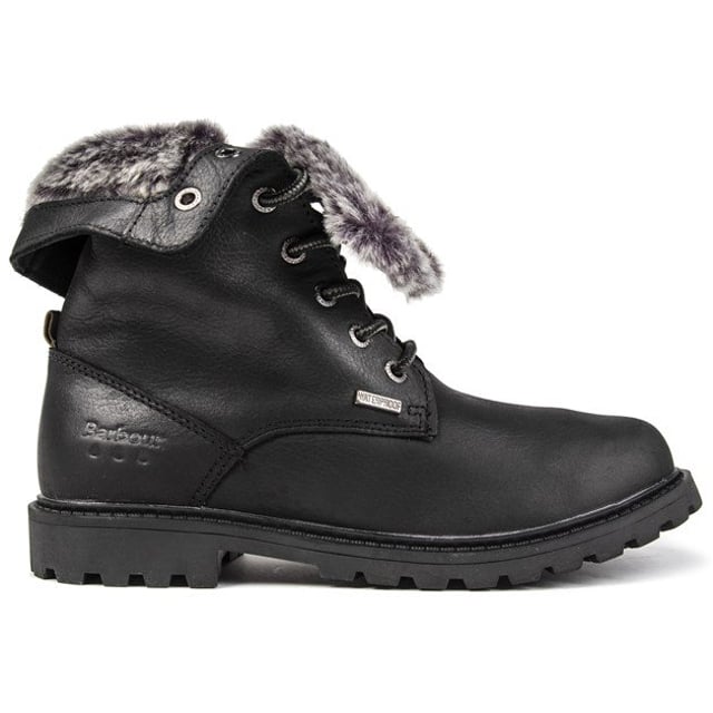 Ladies black cheap barbour boots