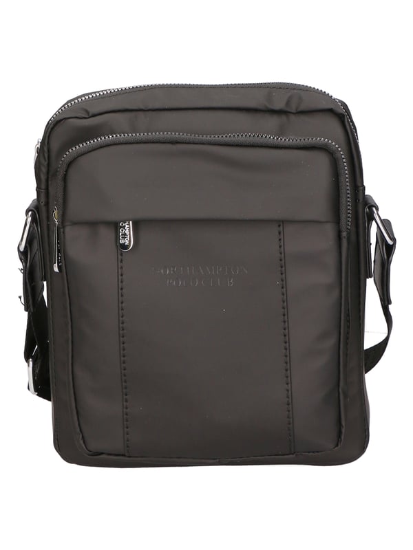 Northampton polo club Messenger -Umhängetasche aus weichem Stoff und veganem Leder. Veganer Produkt.