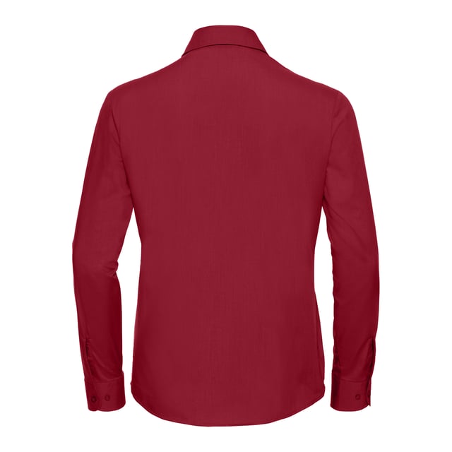 65% Polyester, 35% Cotton Poplin. Design: Plain. Pockets: 1 Chest Pocket. Cuff: Adjustable, Buttoned. Fastening: Button-Down. Neckline: Buttoned, Turn Down Collar. Sleeve-Type: Long-Sleeved. Hem: Rounded. Fabric Technology: Durable. Easy-Care. Fit: Classic. 110gsm. Sustainability: Amfori, Better Cotton Initiative, BSCI, Fair Labor Association, Oeko-Tex Standard 100 Certified, WRAP Certified. Suitable for: Embroidery.