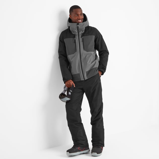 The ultimate weapon against the elements, Nitehawk is made from premium weather-resisting materials and ripstop panels with an attractive eye-catching design. Nitehawk is a weatherproof master, keeping you warm, impeccably dry and comfortable with its insulated filling and water-repellent coating that gives the finest, powerful protection against snow, rain and wind.Featuring practical essentials  including snow cuffs and a snowskirt to keep the wind and snow out, a D-ring to attach your gloves to, an inner mesh pocket for storing your goggles, and four zip pockets on the front for storing your valuables, one of them including a goggle wipe attached to the inside. It also has a pocket on the sleeve to store your ski pass, allowing you to easily scan it without removing it when on the go. Nitehawk’s helmet-compatible hood, deep neck and high collar offers supreme protection and the fused hood peak and hood adjusters give you even more protection against the elements. The jacket includes easy-grab zip pullers on the hood, hem, cuffs and zips so you can make adjustments without removing your ski gloves. Ultra high-tech and ultra cool, the Nitehawk jacket is the perfect companion to your ski trip.