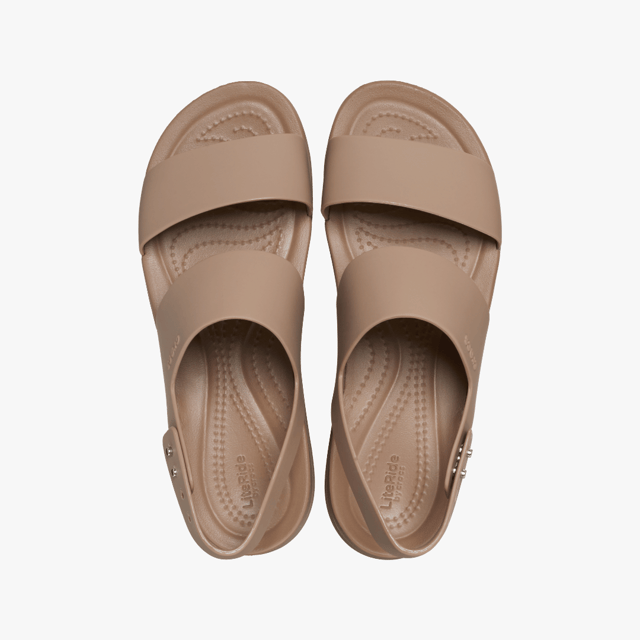 Crocs 206453-2EL BROOKLYN LOW WEDGE Dames Sandalen Latte/Paddenstoel

Bovenmateriaal: Croslite

Voeringmateriaal: Croslite

Zoolmateriaal: Croslite

Sluiting/Vastmaken: Instap

Kenmerken: Comfort, Lichtgewicht

Haktype: Platform

Schoenbreedte: Regular

Artikelgewicht: 0,8 KG

Hakhoogte: Laag (2,5-4,9 cm)

Sandalestijl: Open Teen

Cadeauverpakking: Nee
Productcode: 206453-2EL