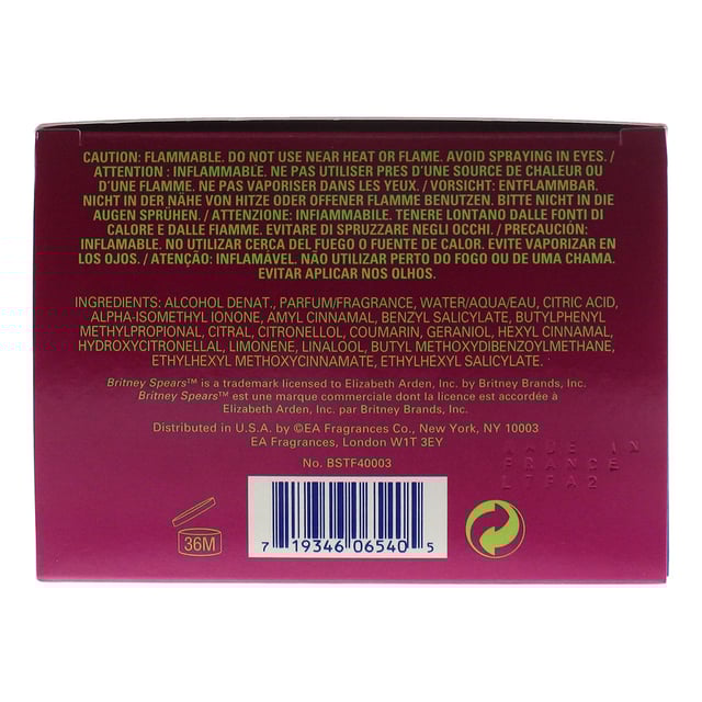 Britney Spears design house launched Fantasy in 2005 as a sensual and gourmand scent. Fantasy notes consist of litchi kiwi jasmine white chocolate orris root orchid musks and woods to create this unique aroma..