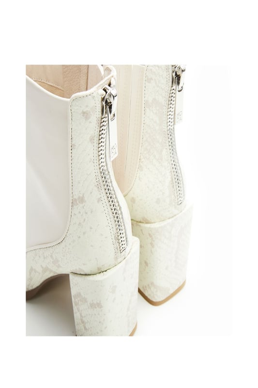 Cream short boots store