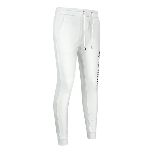 Aquascutum White Sweat Pants. Aquascutum White Sweat Pants. Adjustable Drawstring Waist. Branded Logo Down Side of Leg. Style Code: PAAI01 01. Regular Fit, Fits True To Size