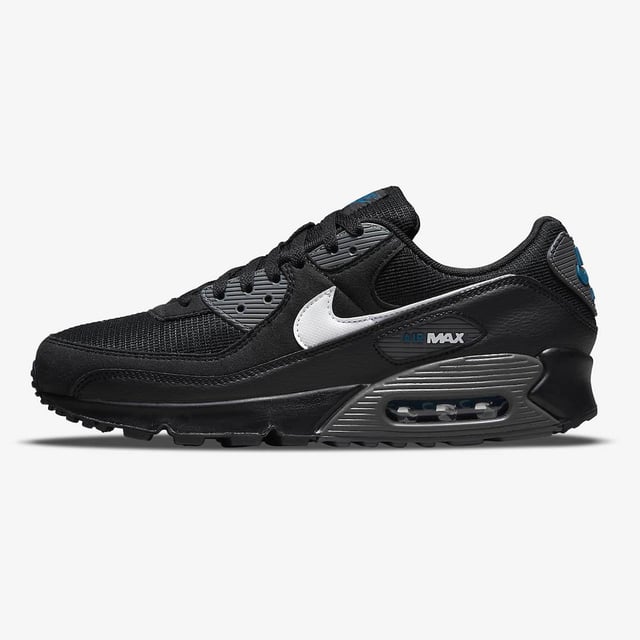 Nike Air Max 90 Men's Trainers in Black/White/Marina/Iron Grey