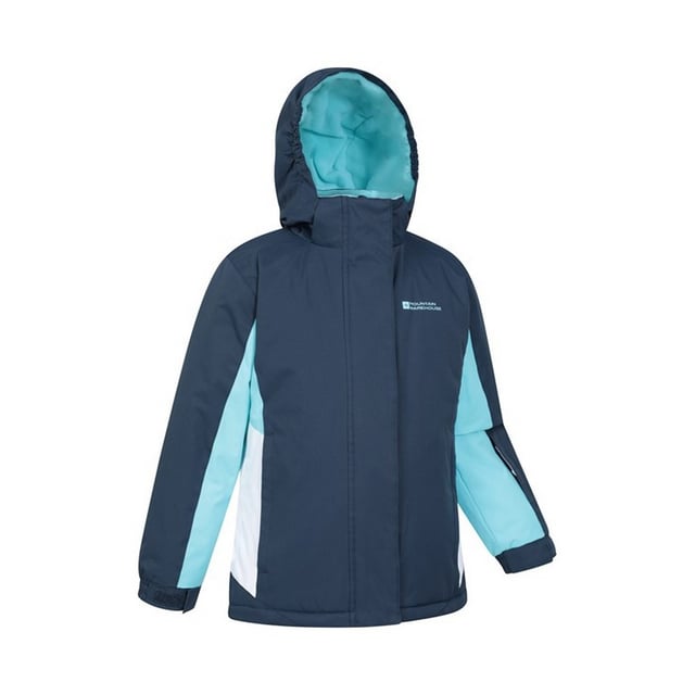 Lining: Fleece. Design: Contrast, Logo. Fabric Technology: Durable, DWR Finish, Snowproof, Water Resistant. Cuff: Elasticated, Touch Fastening Tab. Neckline: Hooded. Insulated, Snowskirt. Sleeve-Type: Long-Sleeved. Hood Features: Adjustable, Grown On Hood. Pockets: 2 Side Pockets, Zip, 1 Internal Pocket. Fastening: Full Zip, Stud, Touch Fastening. 2-3 Years: 22 in. 3-4 Years: 22.5 in. 5-6 Years: 24 in. 9-10 Years: 28.5 in. 13 Years: 33 in. 7-8 Years: 26 in. 11-12 Years: 31 in.