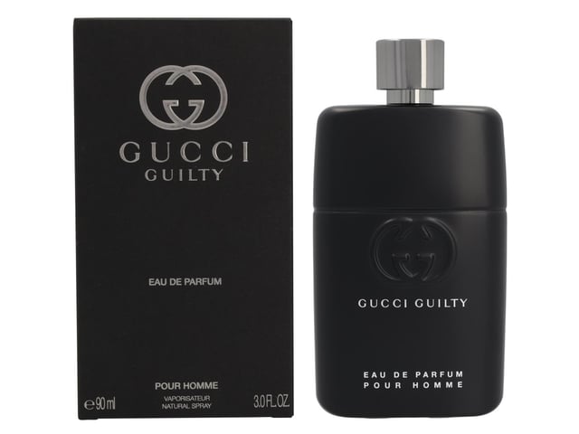 Guilty Pour Homme Eau de Parfum is a woody spicy fragrance for men, launched in 2020 by Gucci. The fragrance is a reinvention of the the original Guilty Pour Homme, which was launched in 2011, and it contains top notes of Rose, Balsamic Vinegar, Red Chilli Pepper and Salt, with the Rose note being the most notable of those. The middle notes are Lavender, Orange Blossom and Neroli whilst the base consists of Cedar and Patchouli. The fragrance opens with a Rose note that's a dominant force early on, the other top notes then come in to assist the Rose and give it some support, with the Red Chili Pepper being the most notable of them. Despite being a Rose lead fragrance the scent is a masculine one, with the heart and base of the fragrance being particularly manly as notes of Lavender, Orange Blossom, Neroli and Patchouli join the Rose. The Neroli helps to give the fragrance a Green factor that really helps compliment the Rose note, and make it stand out even more. This is a fantastic fragrance for the milder and cooler weather, and is also very suitable for a number of situations, thanks to likable, clean and inoffensive scent.
