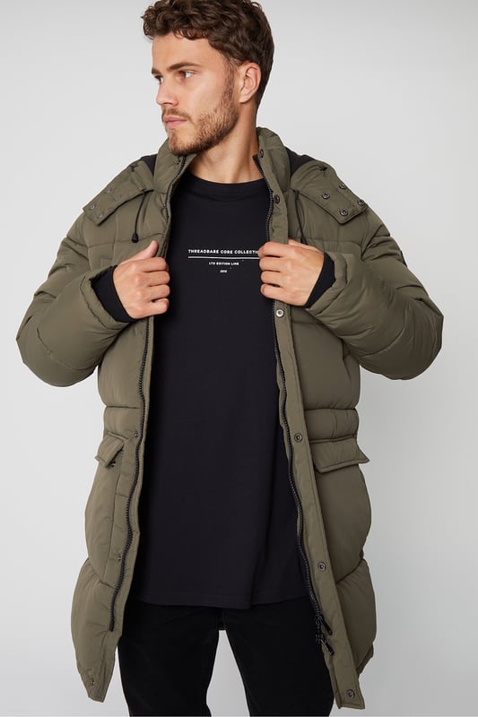 Heavy duty puffer jacket store