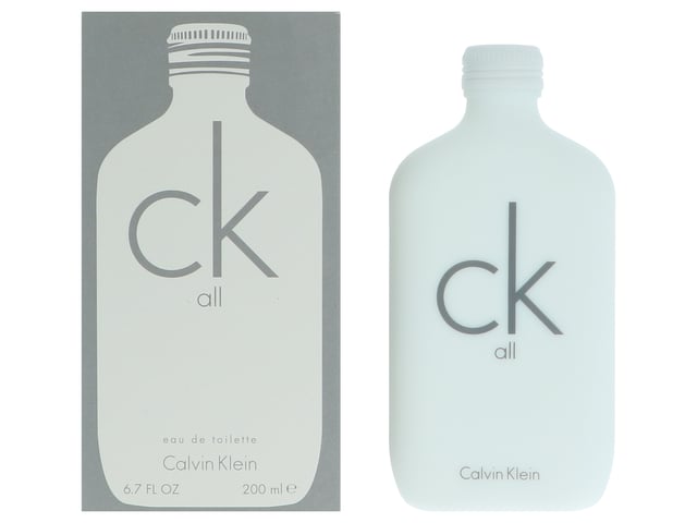 CK All by Calvin Klein is a citrus fragrance for women and men. Top notes are mandarin orange, bergamot and grapefruit blossom. Middle notes are jasmine, lily, rhubarb and freesia. Base notes are amber, musk and vetiver. CK All was launched in 2017.