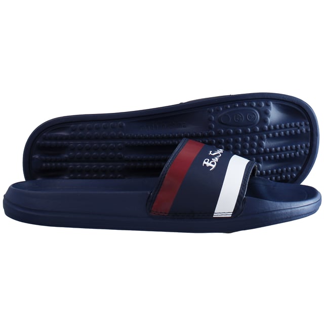 Ben Sherman Sidney Slip-On Blue Synthetic Mens Flip-Flops BS20803