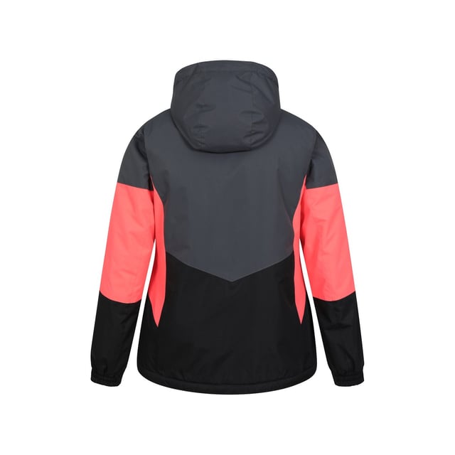 Material: 100% Polyester. Filling: Microfibre. Design: Colour Block, Logo. Fabric Technology: DWR Finish, Isotherm, Snowproof, Thermal Tested -30c. Cuff: Adjustable, Touch Fastening Tab. Neckline: Hooded. Insulated, Snowskirt. Sleeve-Type: Long-Sleeved. Hood Features: Grown On Hood, Toggle Adjuster. Pockets: 2 Side Pockets, Zip. Fastening: Full Zip, Stormflap.