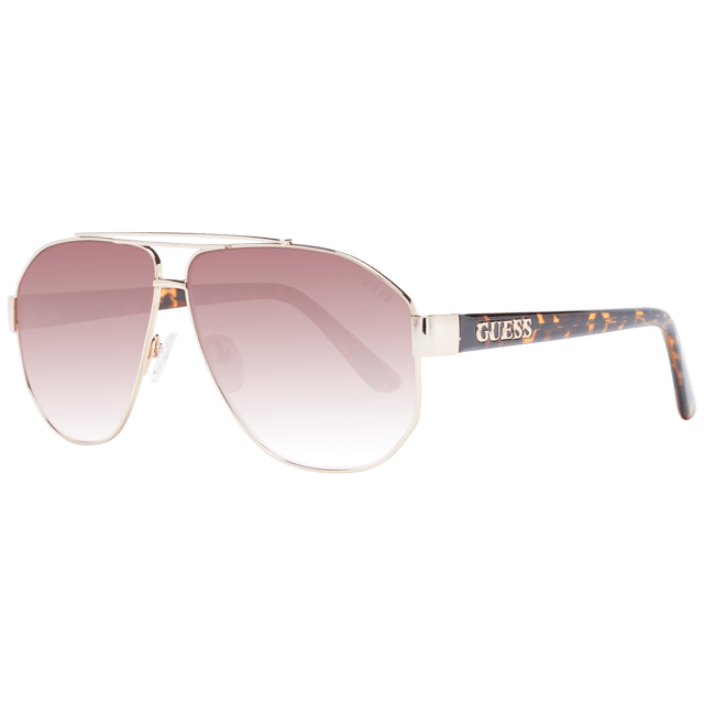 Gender: Women
Main color: Gold
Extra: No extra
Frame color: Gold
Frame material: Metal
Lenses color: Brown
Lenses material: Plastic
Filter category: 3
Style: Aviator
Lenses effect: Gradient
Protection: 100% UVA & UVB
Size: 61-10-145
Lenses width: 61
Lenses height: 51
Bridge width: 10
Frame width: 140
Temples length: 145
Spring hinge: No
Shipment includes: Branded case
Rim style: Full-Rim
