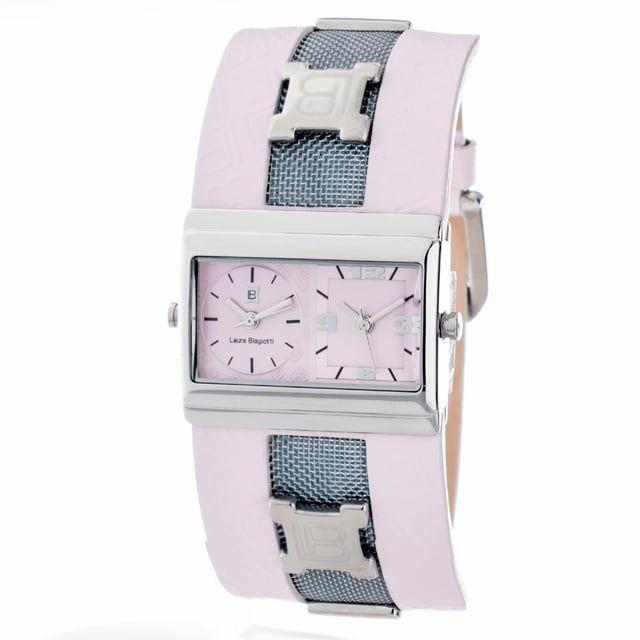 Laura Biagiotti LB0047L-03 - Damenuhr Quarz aus Edelstahl• Material: Edelstahl• Glas: Mineral• Armband: Leder• Farbe: Pink• Wasserbeständigkeit: 0 m (0 ATM)• Gehäusegröße: 33 mm