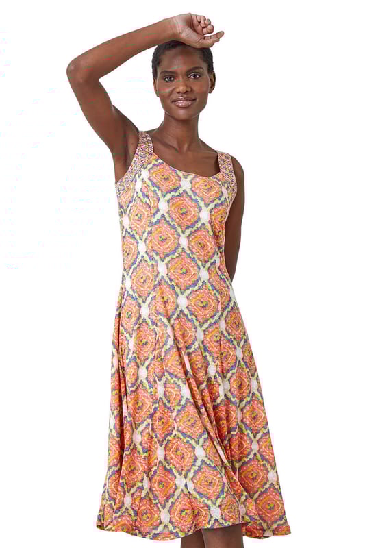 Jersey clearance swing skirt