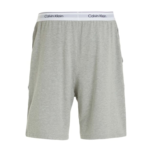 Mens Calvin Klein Lounge Shorts in grey.- Branded elasticated waistband.- Regular fit.- Ref: 000NM2303EP7A