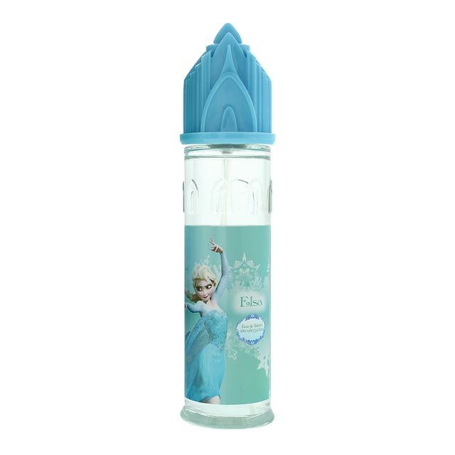 Disney Frozen Elsa Castle Eau De Toilette is a Floral Fruity fragrance for children. The top notes of this scent contain Raspberry, Apple, rose, Jasmine, Vanilla, Moss and Musk. Perfect for children who aspire to become their favourite Disney character.