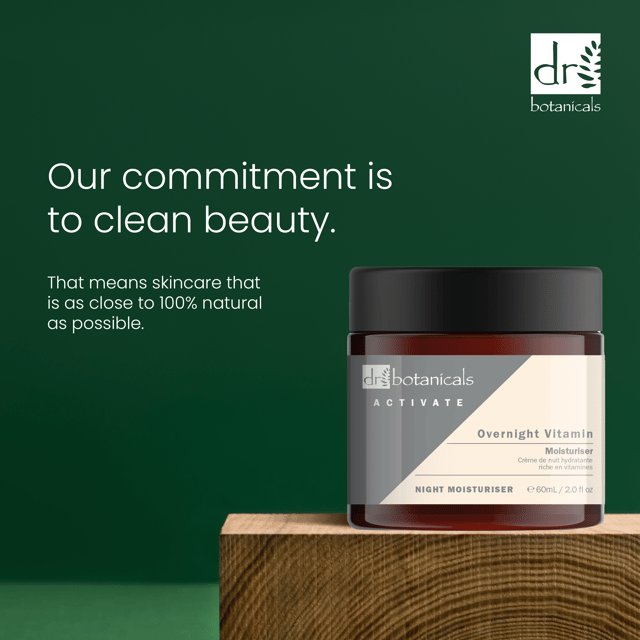- Hydrates and nourishes the skin with natural ingredients
- Improves skin texture and smoothness
- Leaves the skin radiant and dewy

Dr Botanicals Activate Overnight Vitamin Moisturizer is a clean beauty formula that combines natural ingredients like cucumber fruit extract and artichoke seed oil to hydrate and nourish the skin. This moisturizer helps to improve skin texture, smoothness, and overall skin health, leaving you with a radiant and dewy complexion.