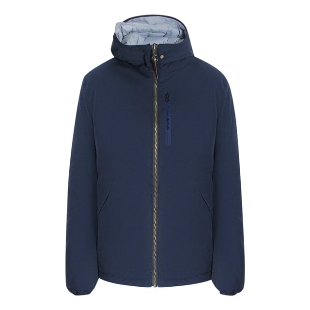 Mantente abrigado y elegante con la chaqueta azul de Parajumpers. Este lujoso abrigo esta confeccionado con un tejido ligero y aislante que retiene el calor y protege contra los elementos. No sacrifiques el estilo por la comodidad: !haz una declaracion!, Relleno: 90% plumon de pato, 10% plumas de pato, Material superior: 100% poliester, corte estandar, cierre de cremallera, azul, chaqueta de plumas, abrigo azul