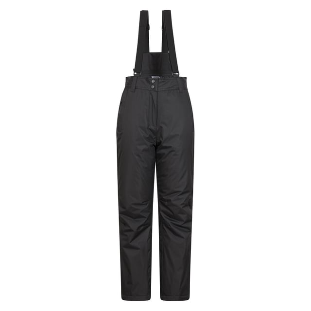 100% Polyester. Filling: Microfibre. Pockets: 2 Side Pockets, Zip. Belt Loops, Detachable Braces, Padded, Side Zip Ankles, Snow Gaiters, Touch Fastening Closure. Fabric Technology: DWR Finish, Heat Retention, High Warmth, Insulating, Isotherm, Snowproof, Thermal, Thermal Tested -20c, Water Resistant. Waistline: Elasticated. Fastening: Stud, Zip Fly.