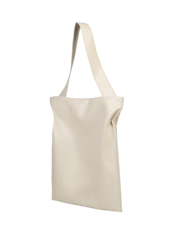 Bolso bandolera para mujer. El cierre es con imán. Los bolsillos internos son uno abierto. Los bolsillos externos están ausentes. Falta la correa para el hombro. El mango es de tereftalato de polietileno reciclado. Hay un compartimento interno. El material exterior es tereftalato de polietileno reciclado. Internamente es tereftalato de polietileno reciclado. Medidas: 30x32x1 cm. Producto de moda