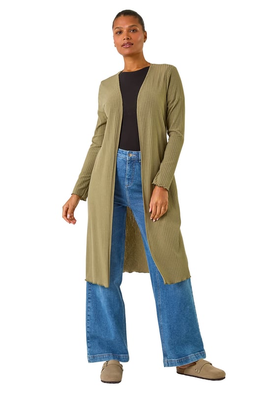 Longline Snit Cardigan