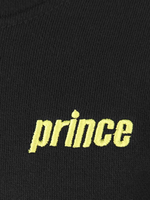 For comfort and style when warming up for practice, or just to throw over their favorite tee for a sporty look they can wear all day. This Prince Off Court Stance Hoodie in black will be their favourite. This pullover in black has contrast yellow for a pop of colour, made of 60% cotton & 40% polyester with an attached hood and Prince Logo on the sleeves. Before washing make sure to turn the hoodie inside out to protect the logo.