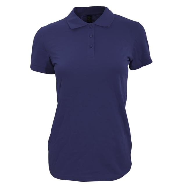 Fitted cut with side seams. Taped neck. Rib knit collar. Three button placket with pearlised self colour buttons. Cuffed sleeves. Twin needle hem. Fabric weight: 180 gsm. Materials: 100% ringspun combed cotton. Other colour materials: Grey Marl: 85% cotton, 15% viscose. Ash: 98% cotton, 2% viscose. Charcoal Marl: 60% cotton, 40% polyester. Heather oxblood and heather denim: 57% cotton, 38% polyester, 5% elastane. Ladies size: S(8/10), M(10/12), L(12/14), XL(14/16), XXL(16/18).