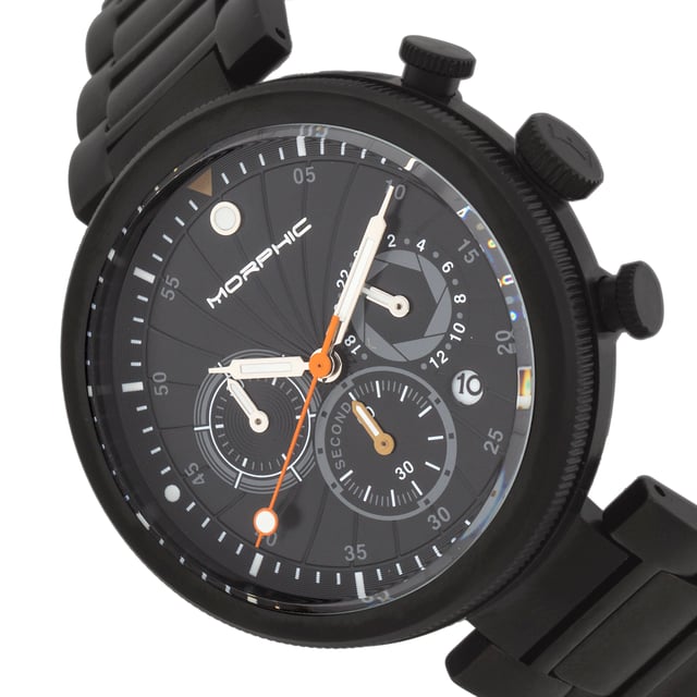 Morphic M87 Series Chronograph Bracelet Watch w Date