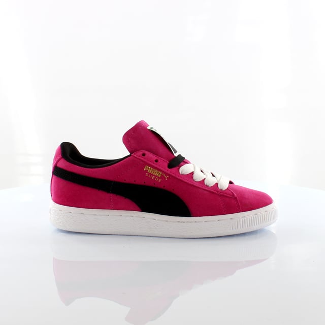 Black and outlet purple puma suede