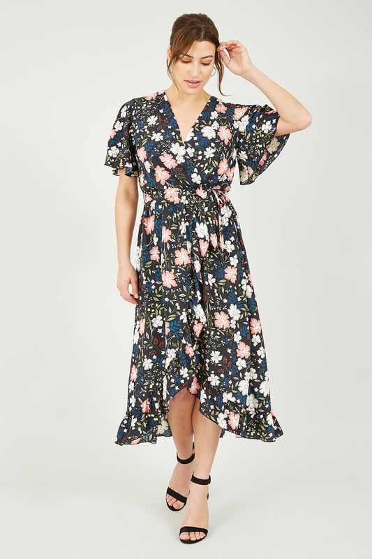 Mela black floral dress online